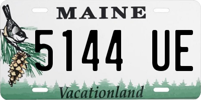 ME license plate 5144UE