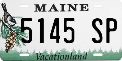 ME license plate 5145SP
