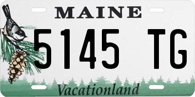 ME license plate 5145TG