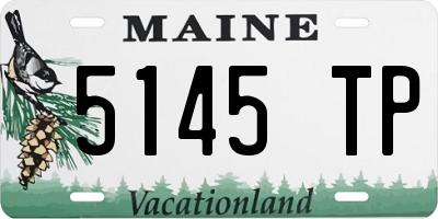 ME license plate 5145TP