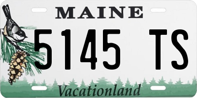ME license plate 5145TS