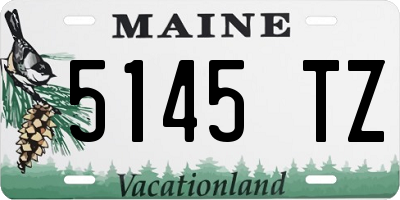 ME license plate 5145TZ