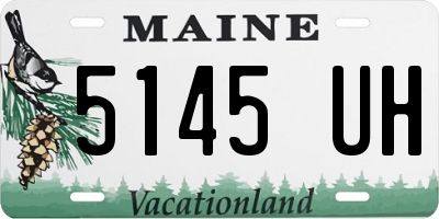 ME license plate 5145UH