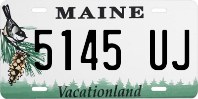 ME license plate 5145UJ
