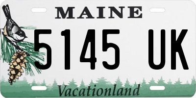 ME license plate 5145UK