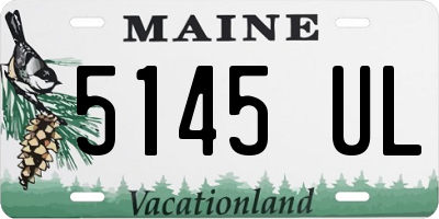ME license plate 5145UL