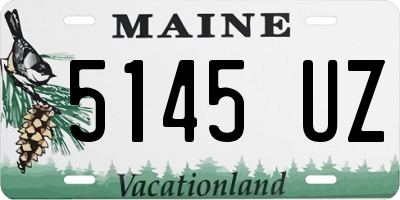 ME license plate 5145UZ