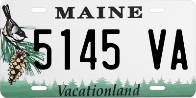 ME license plate 5145VA