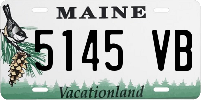ME license plate 5145VB