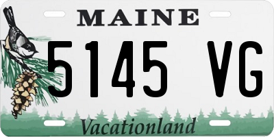 ME license plate 5145VG