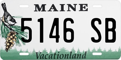 ME license plate 5146SB