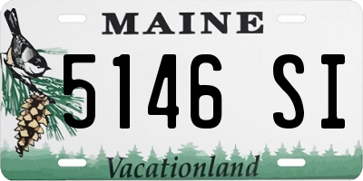 ME license plate 5146SI