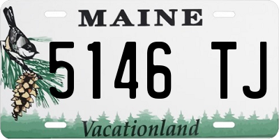 ME license plate 5146TJ