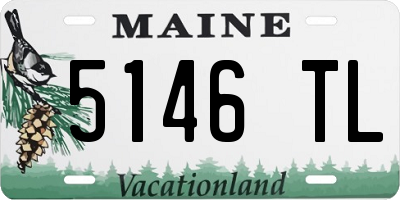 ME license plate 5146TL