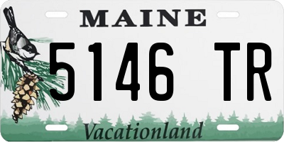 ME license plate 5146TR