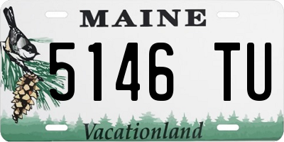 ME license plate 5146TU