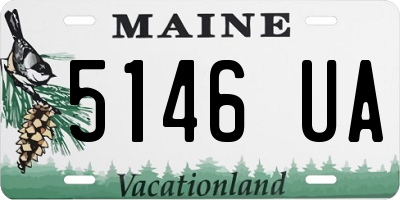 ME license plate 5146UA