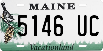 ME license plate 5146UC