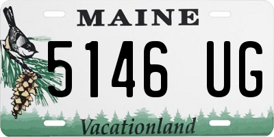ME license plate 5146UG