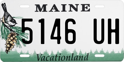 ME license plate 5146UH