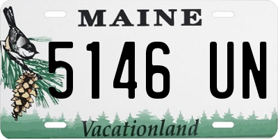 ME license plate 5146UN