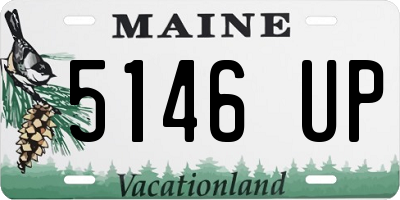ME license plate 5146UP