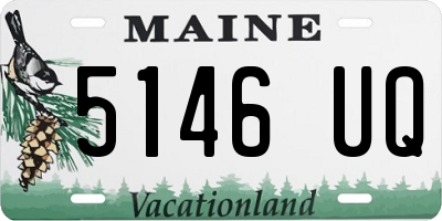 ME license plate 5146UQ