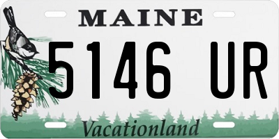 ME license plate 5146UR