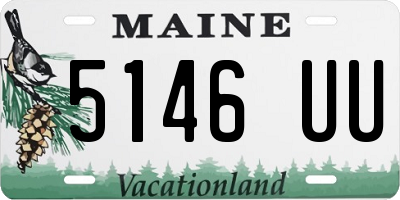 ME license plate 5146UU