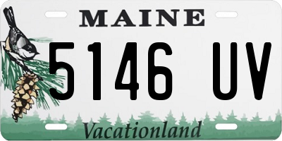 ME license plate 5146UV