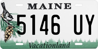 ME license plate 5146UY