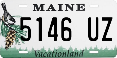 ME license plate 5146UZ