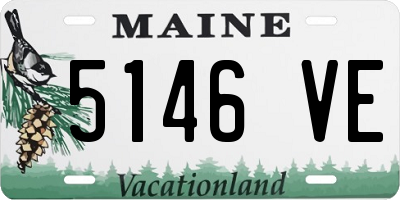 ME license plate 5146VE