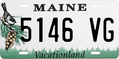 ME license plate 5146VG