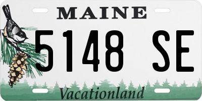 ME license plate 5148SE