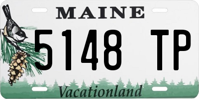 ME license plate 5148TP