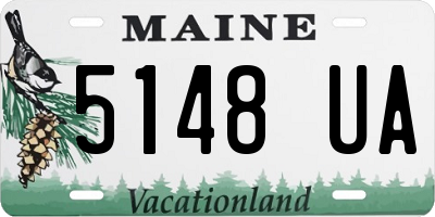 ME license plate 5148UA