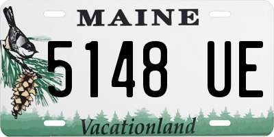 ME license plate 5148UE