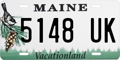 ME license plate 5148UK