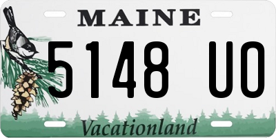ME license plate 5148UO