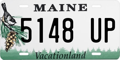 ME license plate 5148UP