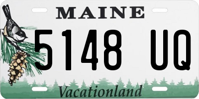 ME license plate 5148UQ