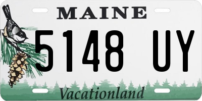 ME license plate 5148UY