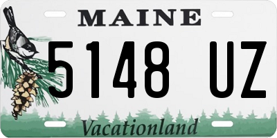 ME license plate 5148UZ