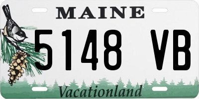 ME license plate 5148VB