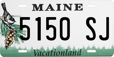 ME license plate 5150SJ