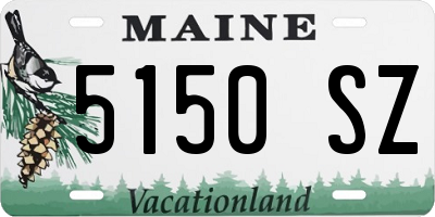 ME license plate 5150SZ