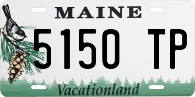 ME license plate 5150TP