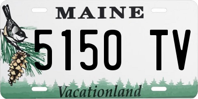 ME license plate 5150TV