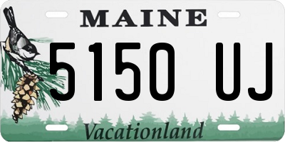 ME license plate 5150UJ